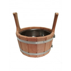 Spand med indsats i rustfrit stål, 5 l 