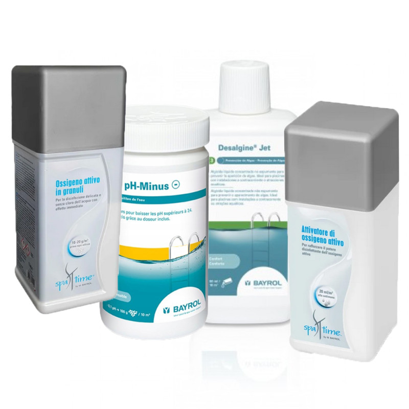 Vedligeholdelsessæt til spabad eller spabad, uden klor