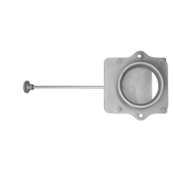 Støbejerns røgspjæld F115  Støbejerns røgspjæld F115