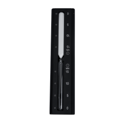 SAUFLEX timeglas, sort 15 min 