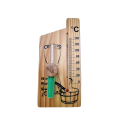 Timeglas - spiritustermometer, grøn - 0