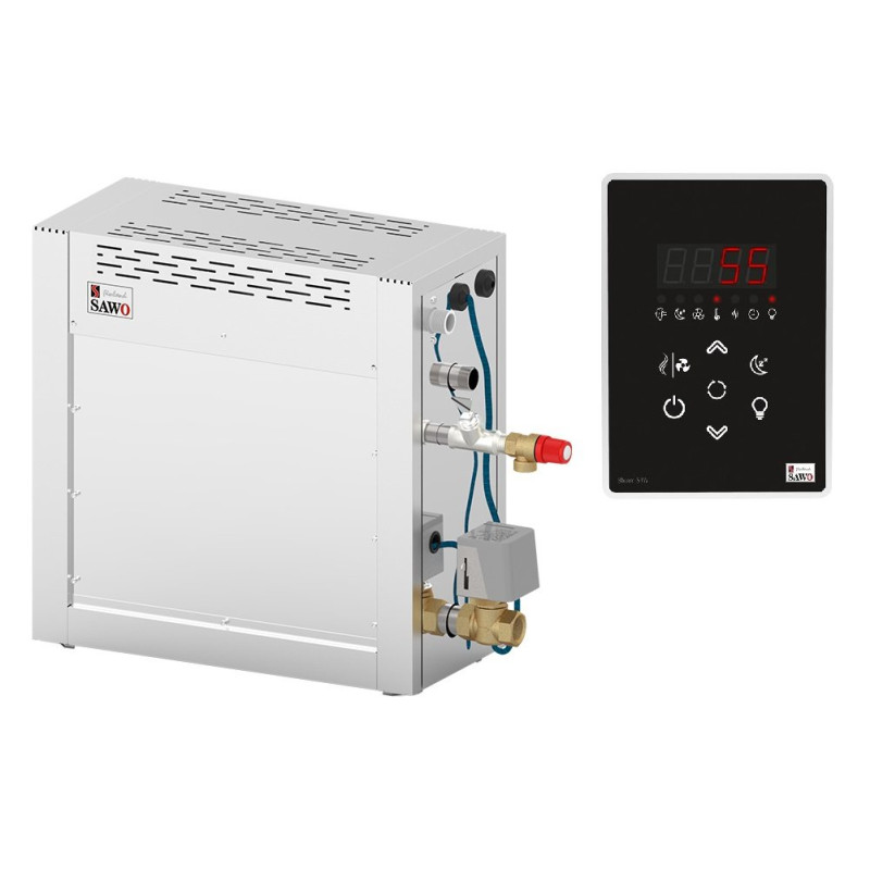 SAWO STN V2 dampgenerator med kontrolpanel