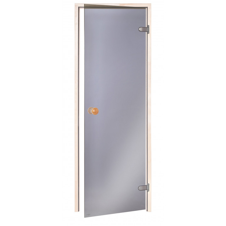 Standard sauna døre, 70 x 200, asp, grå