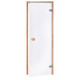 Standard sauna døre, 70 x 210, Elletræ, Transparent