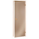 Standard sauna døre, 70 x 200, asp, bronze