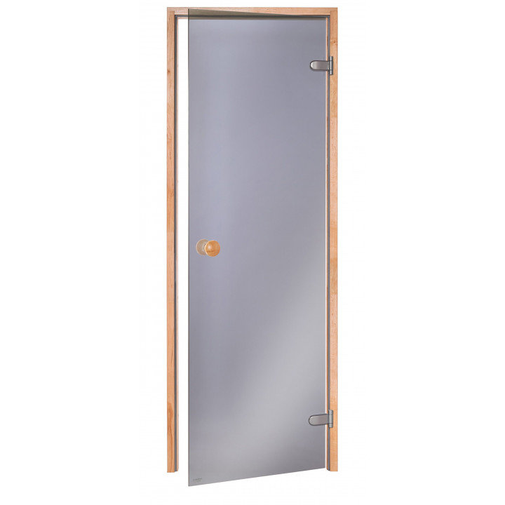 Standard sauna døre, 80 x 190, Elletræ, Grå