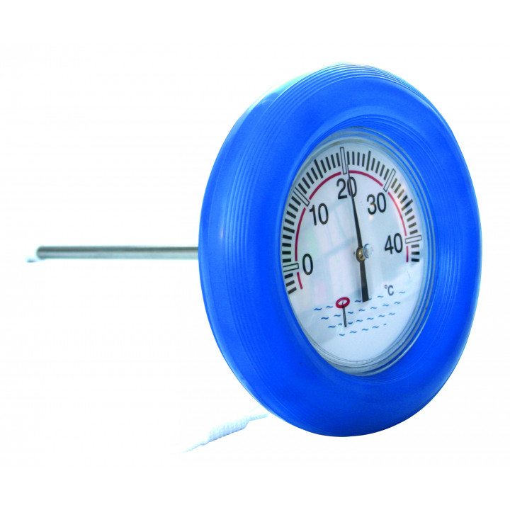 Flydende termometer - 185 mm diameter, med gummibeklædning