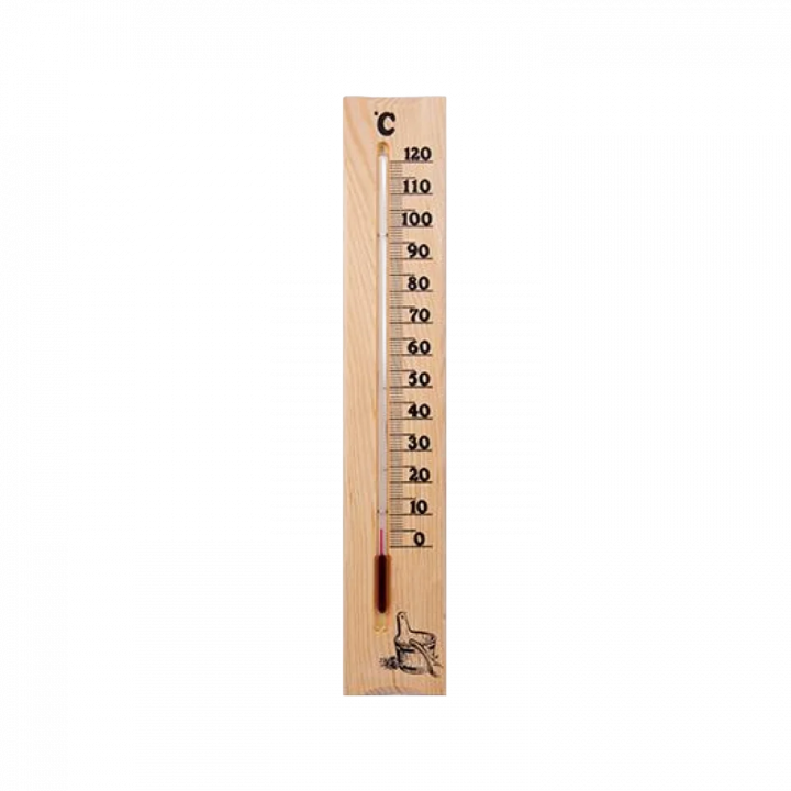 Termometer fra fyrretræ