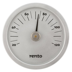 Saunatermometer - RENTO i aluminium  Saunatermometer - RENTO i aluminium