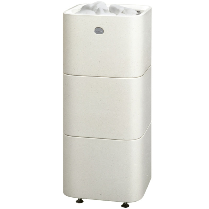 Elektrisk saunavarmer TULIKIVI KUURA 2, hvid, med kontrolpanel