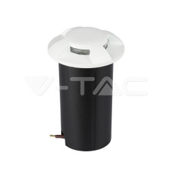 1W LED Steplight Hvid 4-vejs 3000K  1W LED Steplight Hvid 4-vejs 3000K