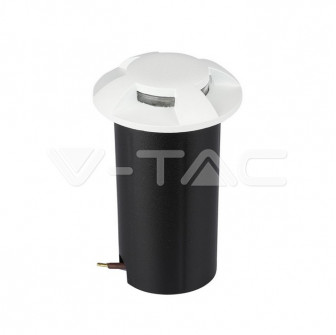 1W LED Steplight Hvid 4-vejs 3000K