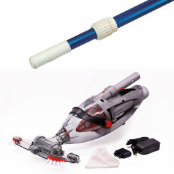 Pool rengøringssæt, med pumpe 