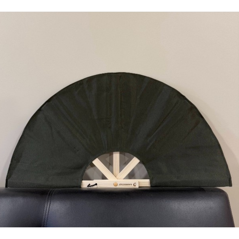 Saunaventilator i stof, mørkegrøn