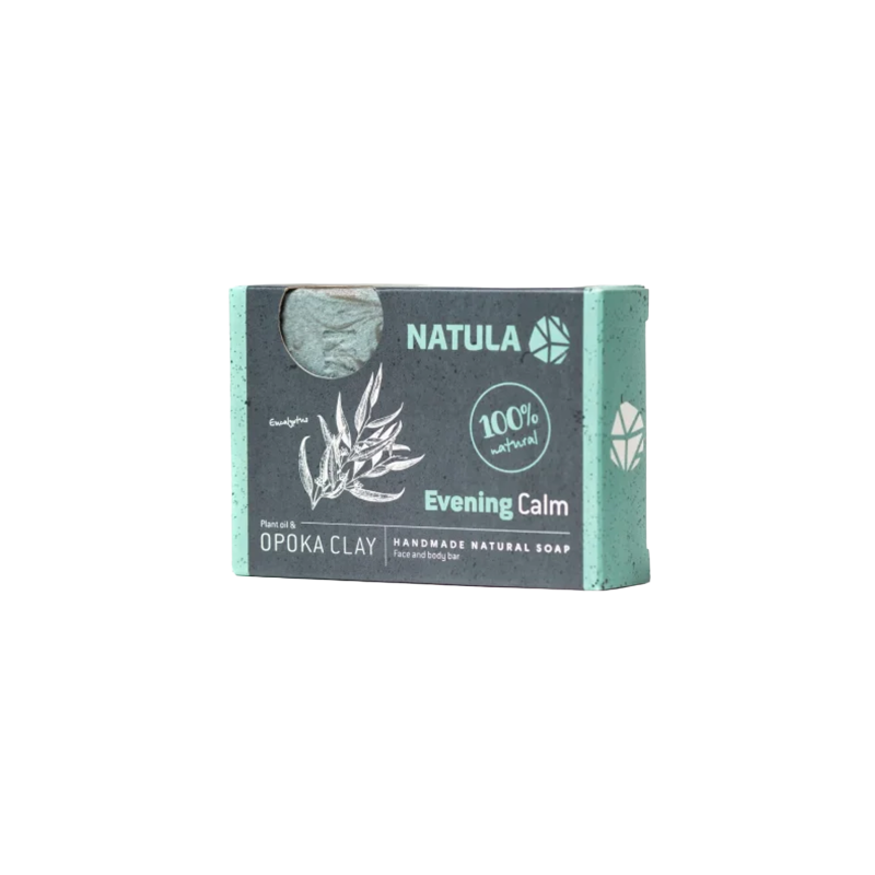NATULA ansigts- og kropssæbe med opoka rock og eukalyptus 100g