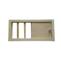 Ventilationsgitter med spjæld - 0
