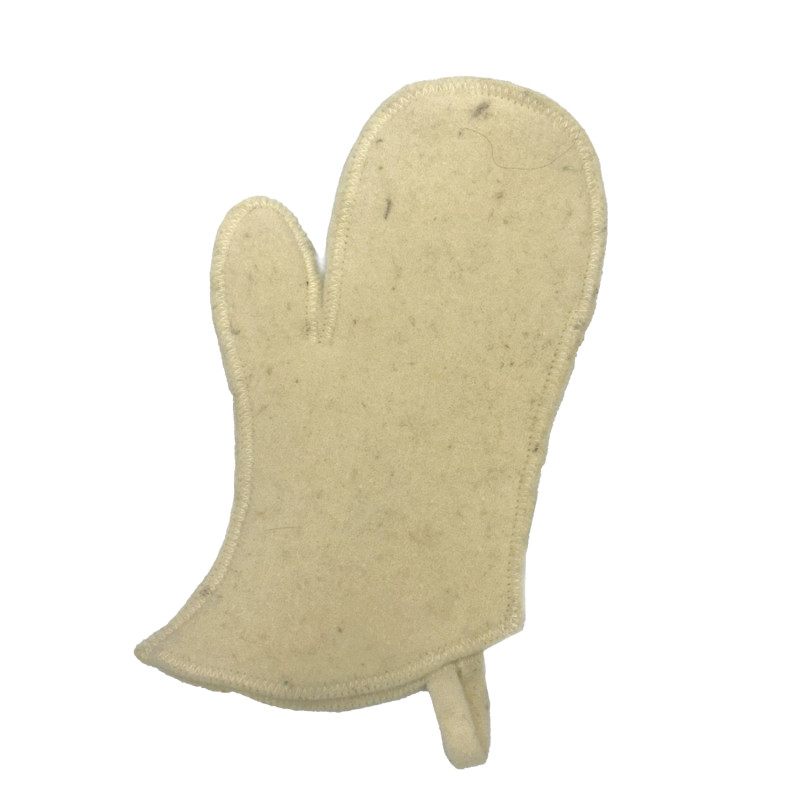 Uld handske til sauna