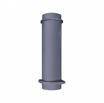Øverste støbejernsrøgrør til GEFEST saunaovne, Ø130 mm, 500 mm