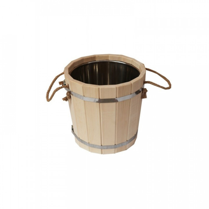 Sauna spand med rustfrit stålindsats, 20 l