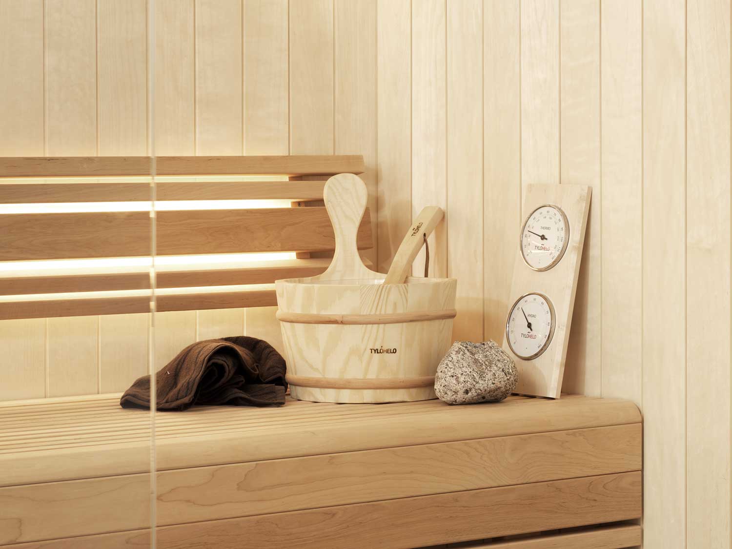 Sauna-tilbehør - hvorfor de er nødvendige