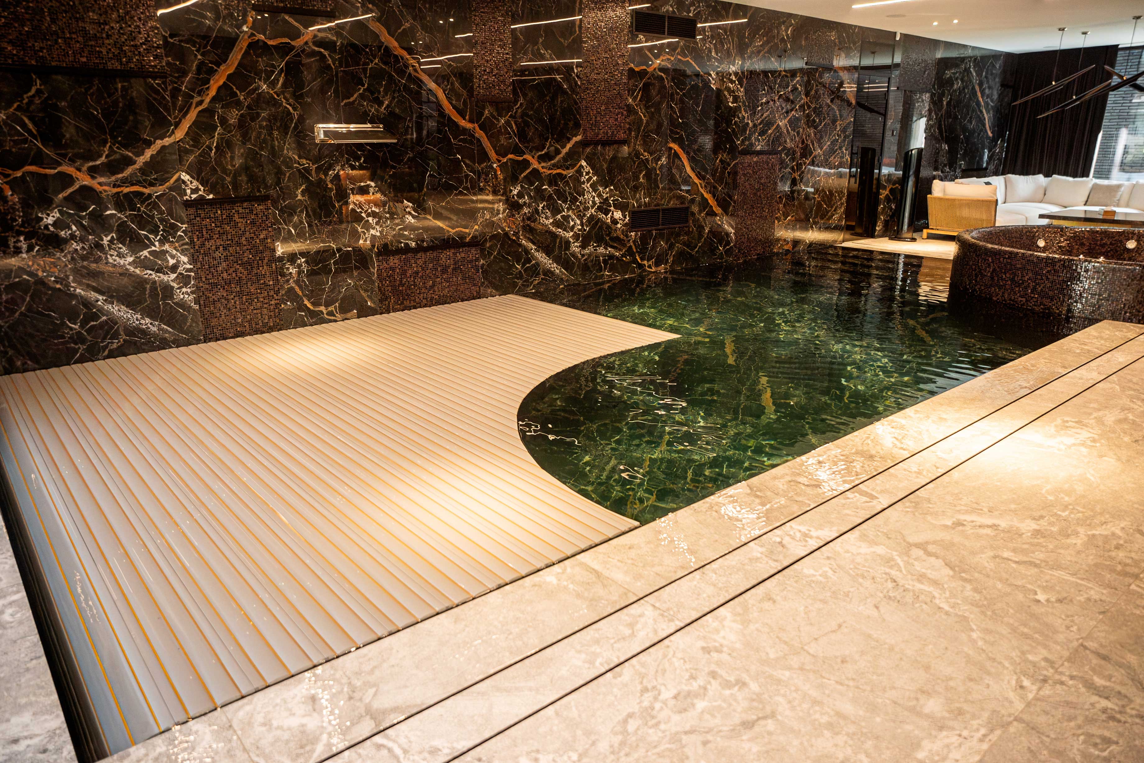 Privat infrarød sauna og swimmingpoolprojekt