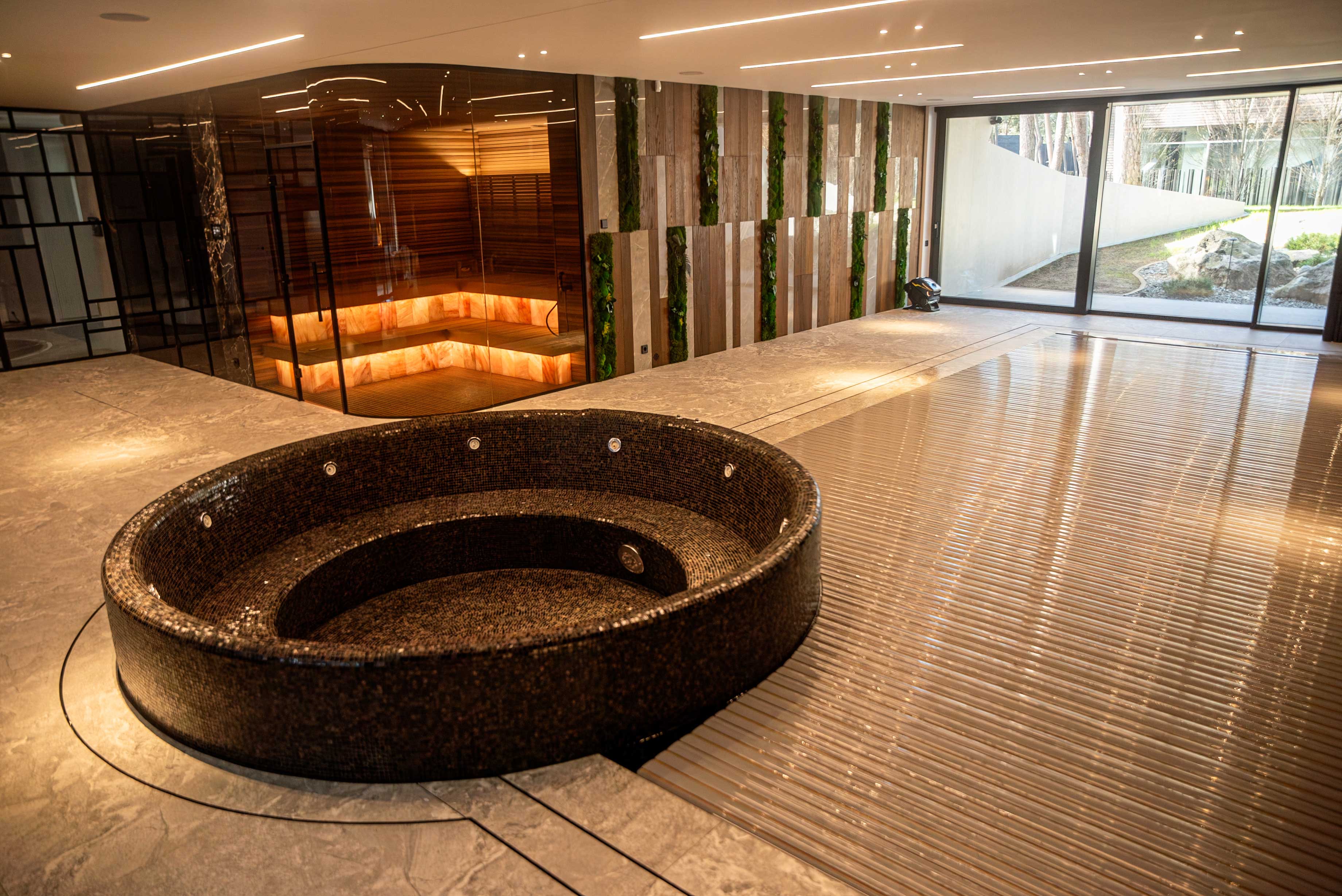 Privat infrarød sauna og swimmingpoolprojekt