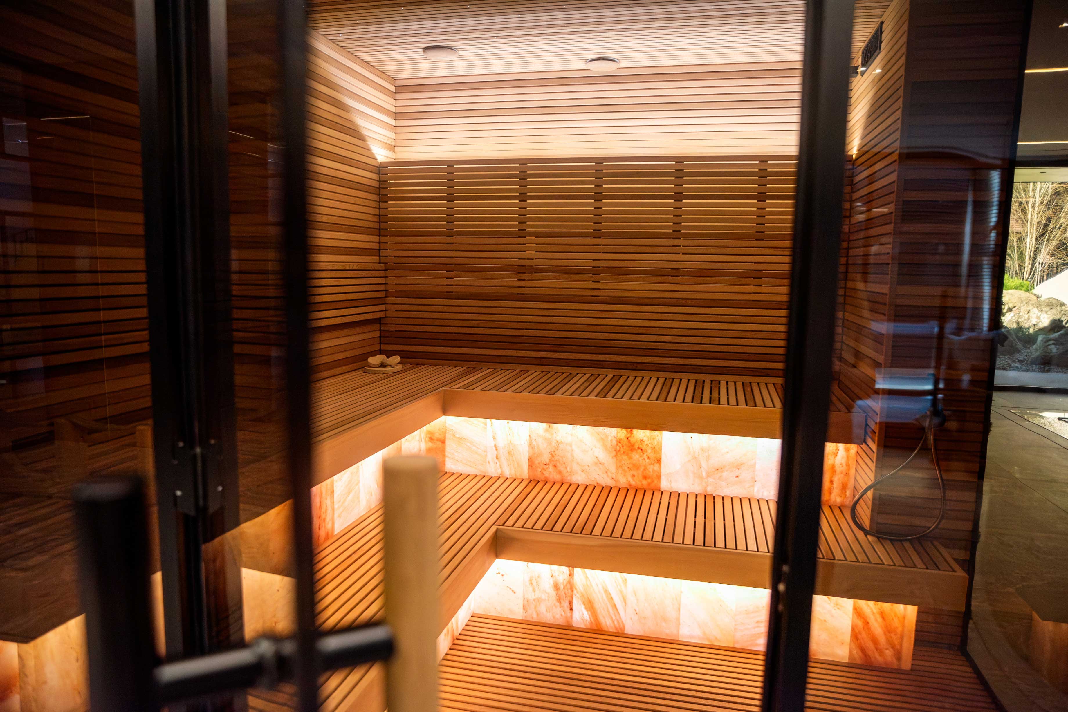 Privat infrarød sauna og swimmingpoolprojekt