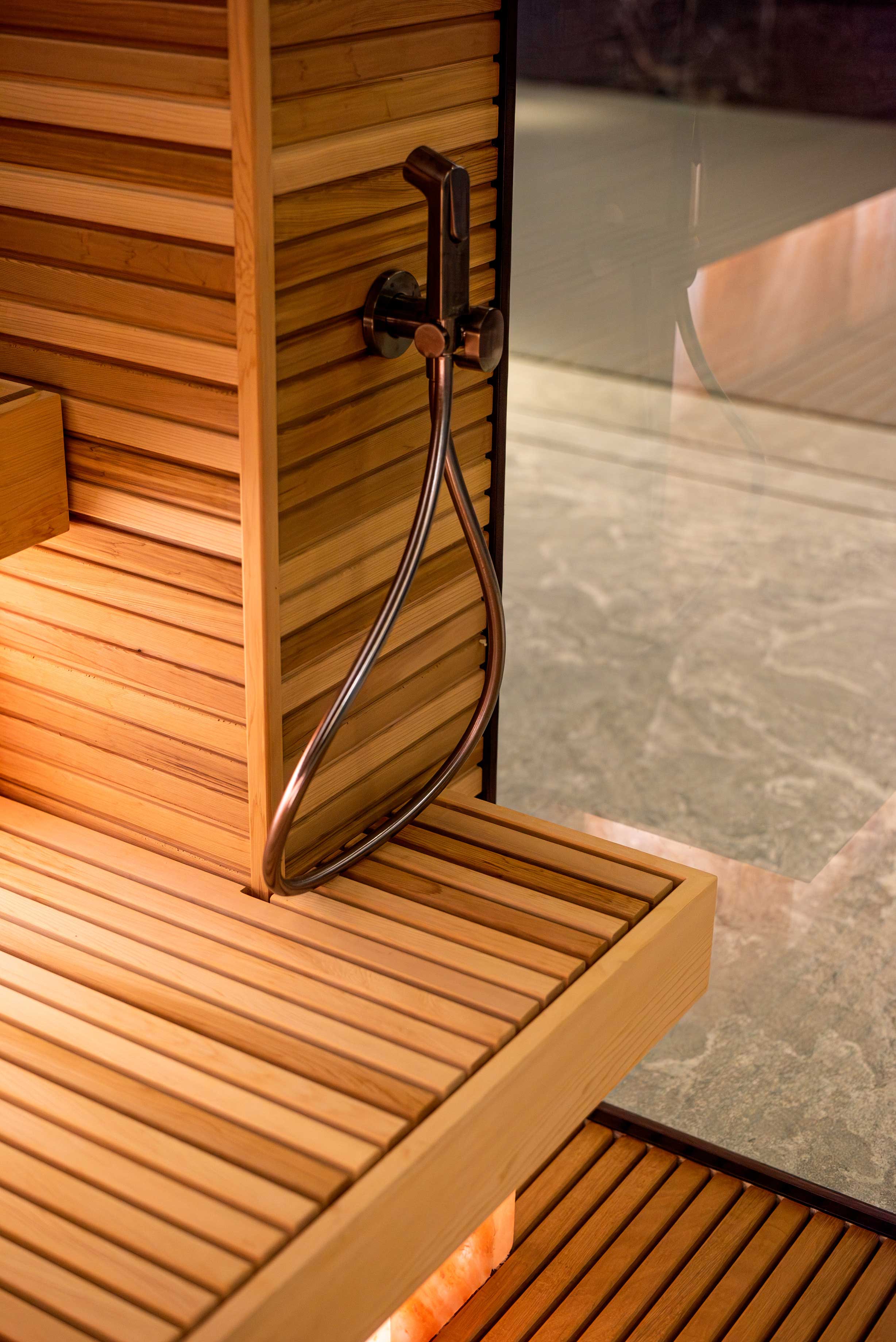 Privat infrarød sauna og swimmingpoolprojekt